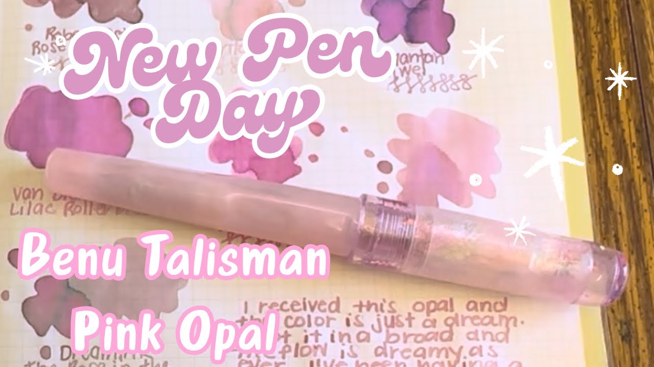 День новой ручки: Benu Talisman Pink Opal | Тестирование чернил и почему я люблю эту модель