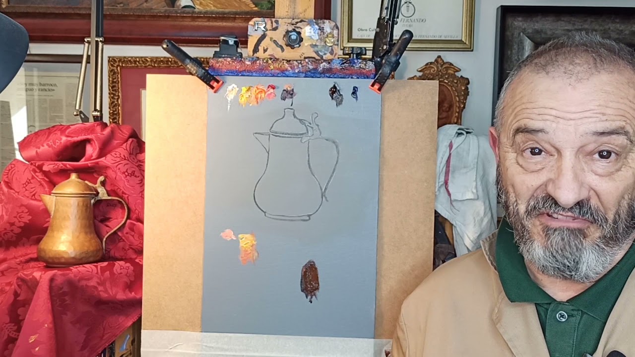 43 C&Oacute;MO PINTAR EL COLOR COBRE AL &Oacute;LEO POR LUIS RIZO PINTOR @luisrizopintorartistico6574