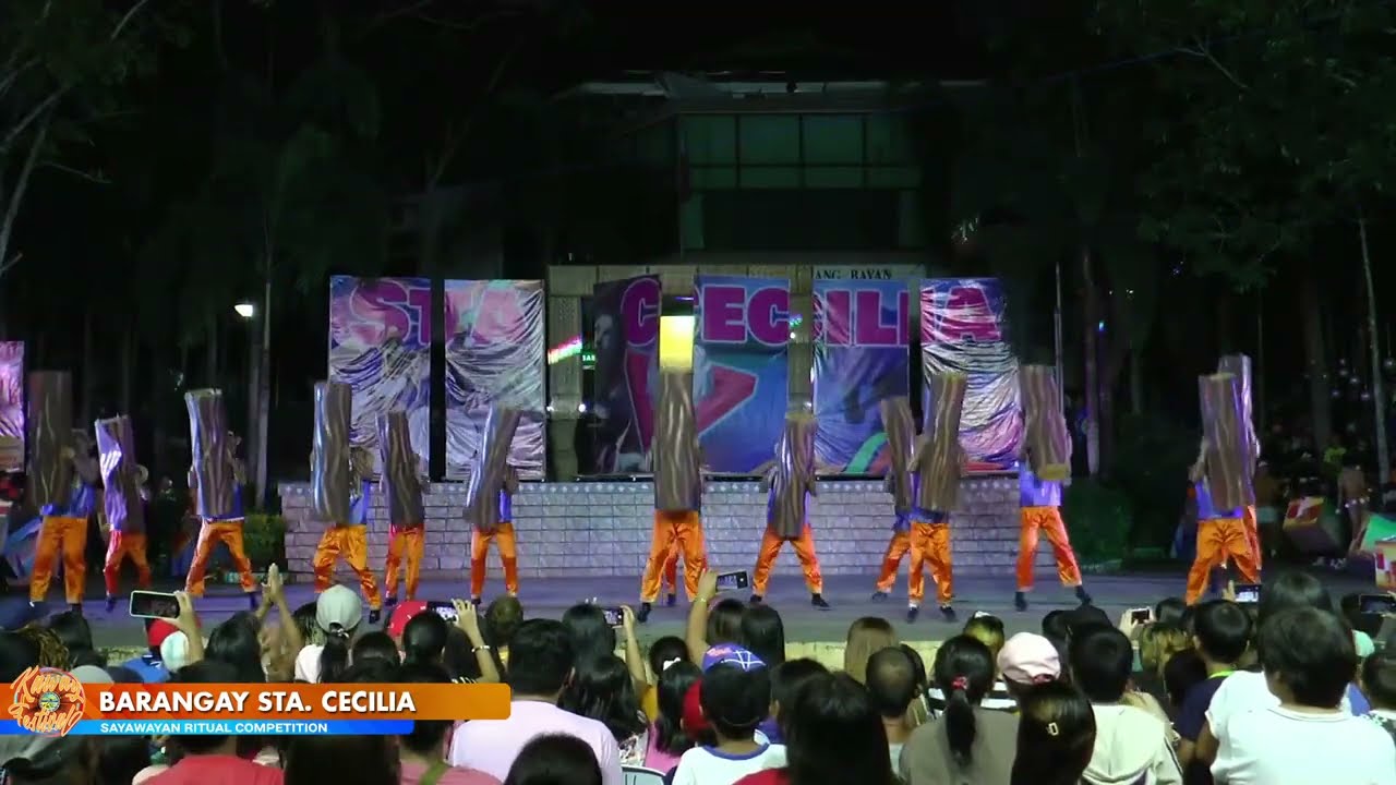 SAYAWAYAN RITUAL DANCE COMPETITION BARANGAY STA  CECILIA