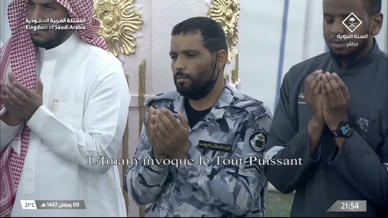 دعاء الشيخ د. ⁧#صلاح_البدير⁩ من المسجد النبوي الشريف بـ #المدينة_المنورة 9 #رمضان 1447هـ