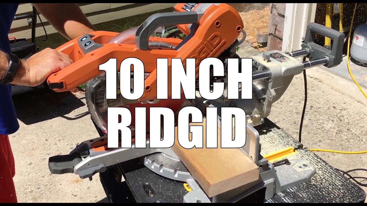 RIDGID 10 in. Sliding Compound Miter Saw - MS255SR