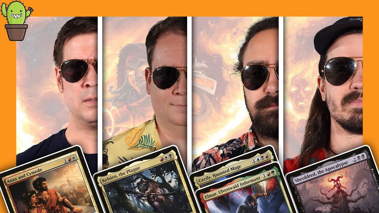 Bill's first Commander game in TWO YEARS | Anax & Cymede VS Kelsien VS Cecily/Elmar VS Sheoldred