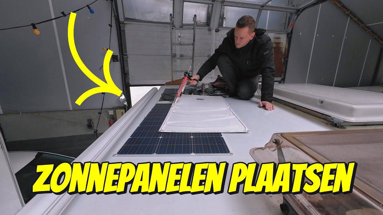 ZONNEPANELEN PLAATSEN OP MIJN HYMER CAMPER #416