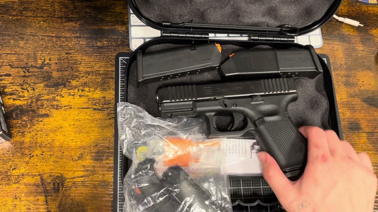 Glock 23 Gen 5 Unboxing and Overview