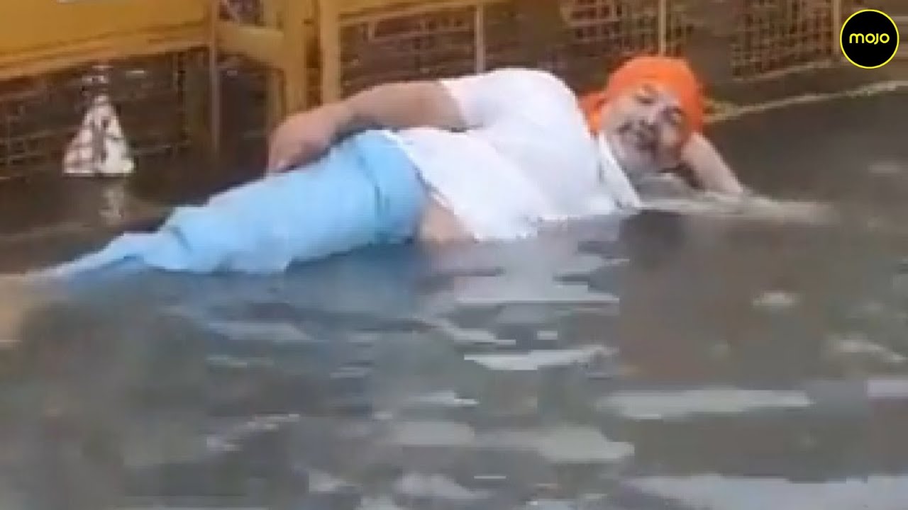 Delhi Rains | Rakesh Tikait Protests Against Govt Over Waterlogging In City | Ghazipur Border