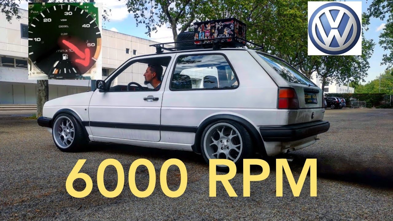 Golf 2 Diesel 6000 Tours Minutes Avec Sa Cheminée