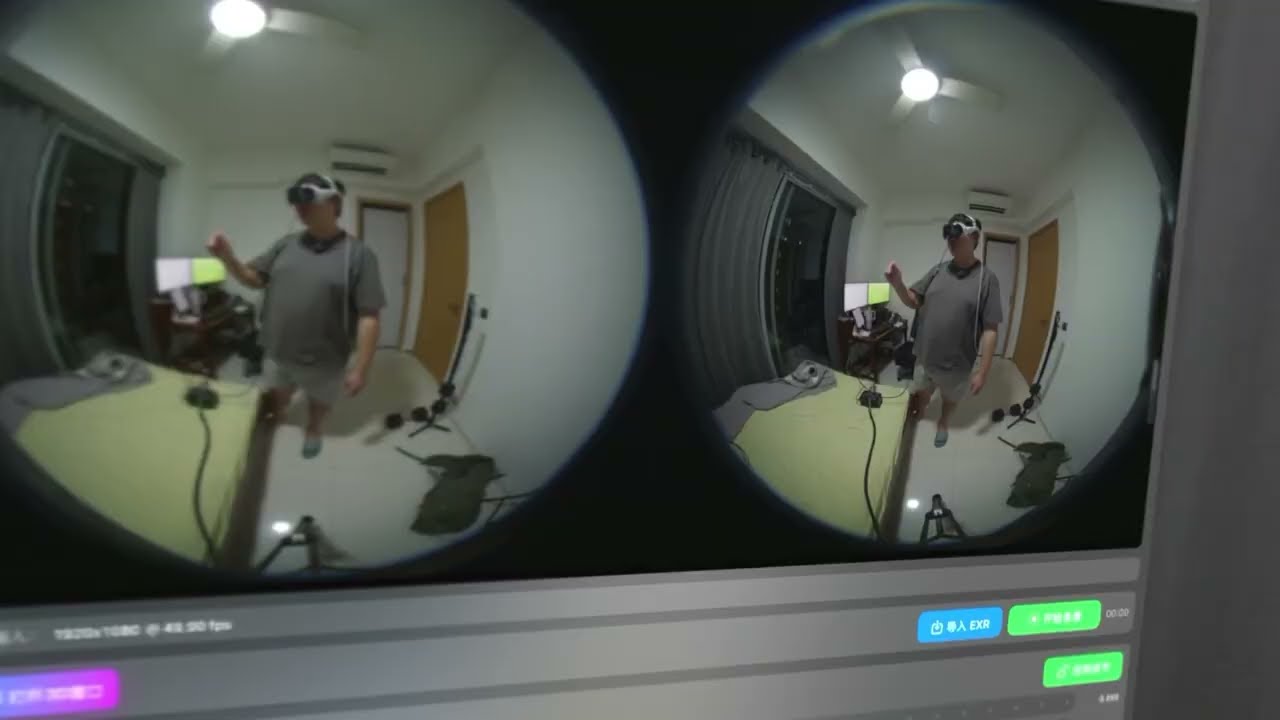 VR180 Realtime Monitoring with Vision Pro