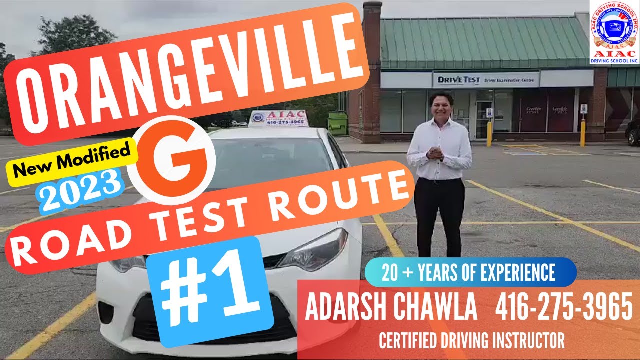 Испытательный маршрут G Road Orangeville № 1 — новый модифицированный испытательный маршрут G — 2023