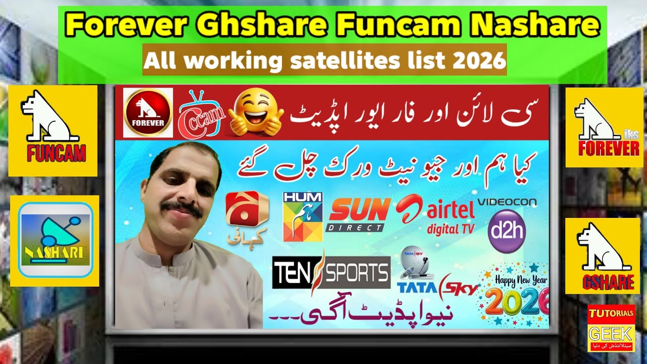 All working Satellites & Sarver Update 2026 | Apke Pas Kya Chal Raha Ha