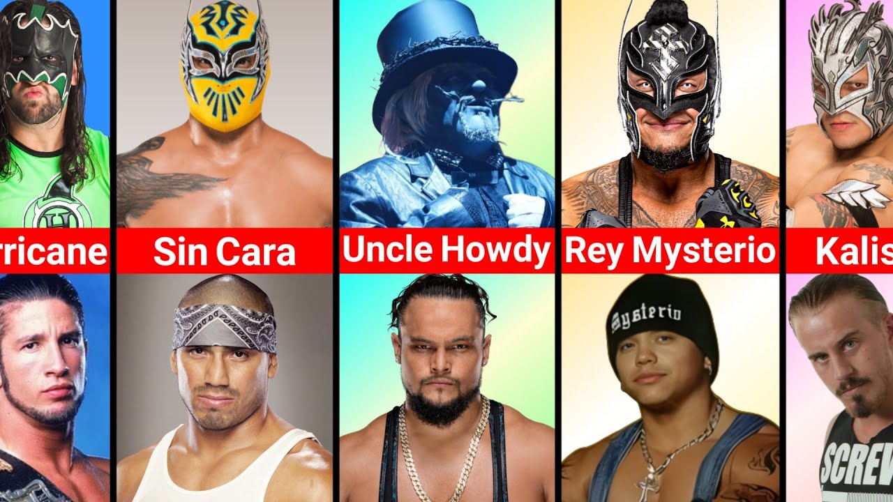 30 WWE Wrestlers With & Without Mask in Real Life