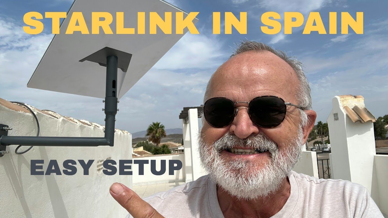 Прощай, медленный Wi-Fi! Устанавливаем Starlink на нашей вилле в Испании #expatinmazarron