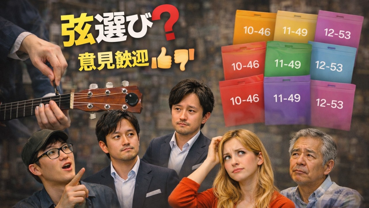 ギターの弦の選び方の提案。異論は認めます。【ギターバイヤー増田】