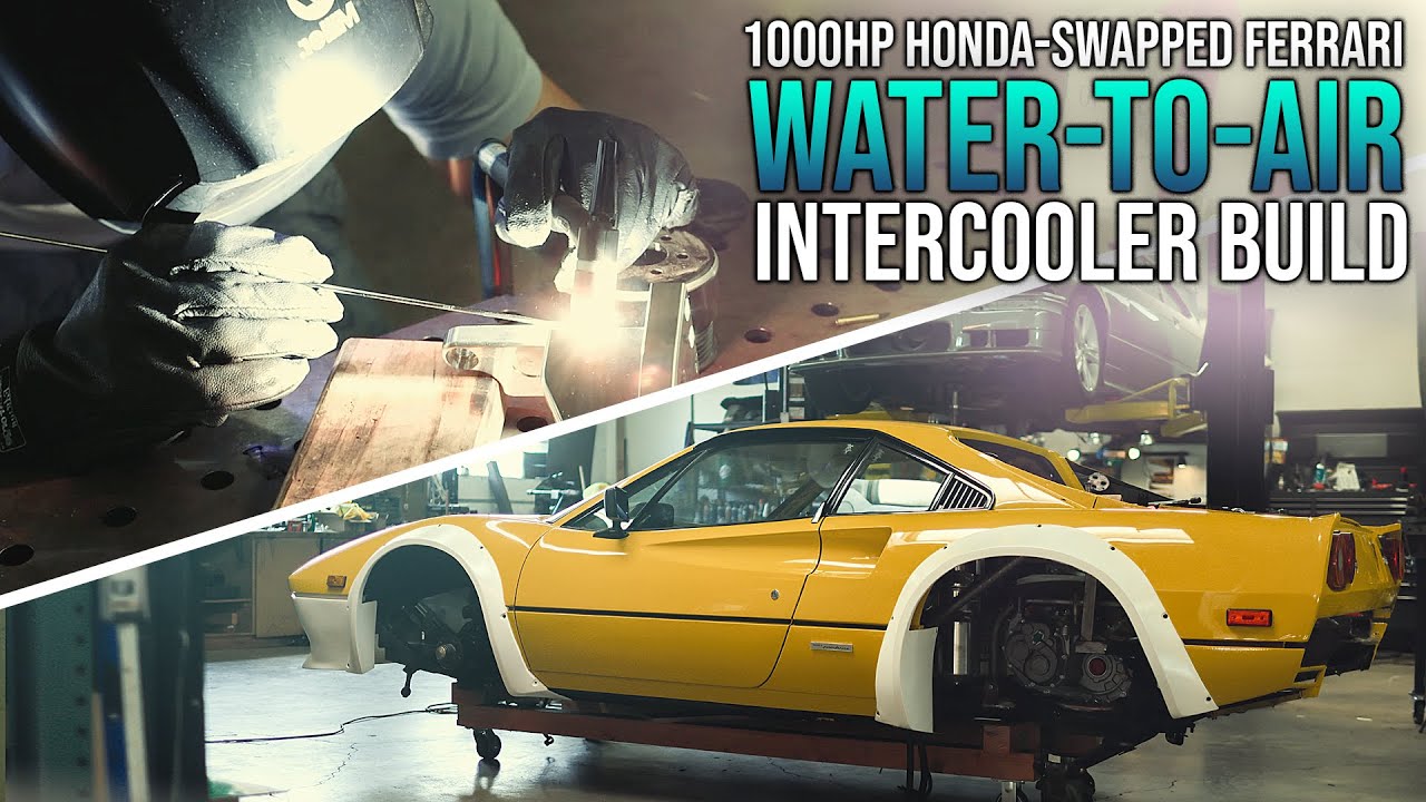 Сборка интеркулера «вода-воздух» мощностью более 1000 л.с. — Honda Swapped Ferrari, эпизод 63