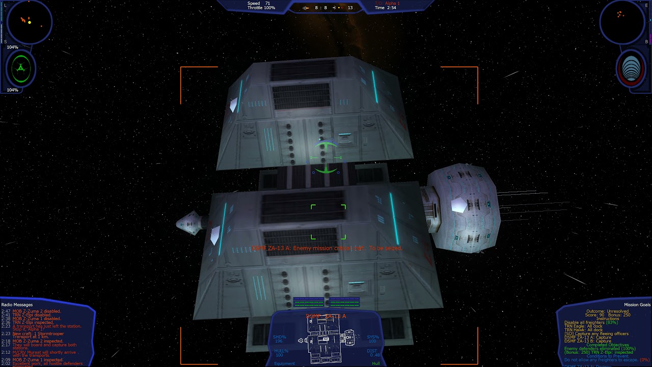 TIE Fighter Total Conversion - Battle 8, Mission 2 Save & Secure TIE Advanced Factory (Reimagined)