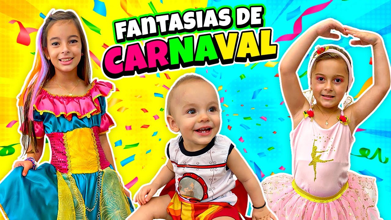 DESFILE DE FANTASIAS DE CARNAVAL 👸 😍 🧜‍♀️ JÉSSICA GODAR, LAURINHA E HELENA E GABRIEL