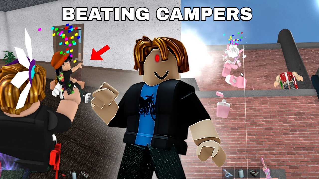 TRYHARD DESTROYS CAMPERS IN MM2