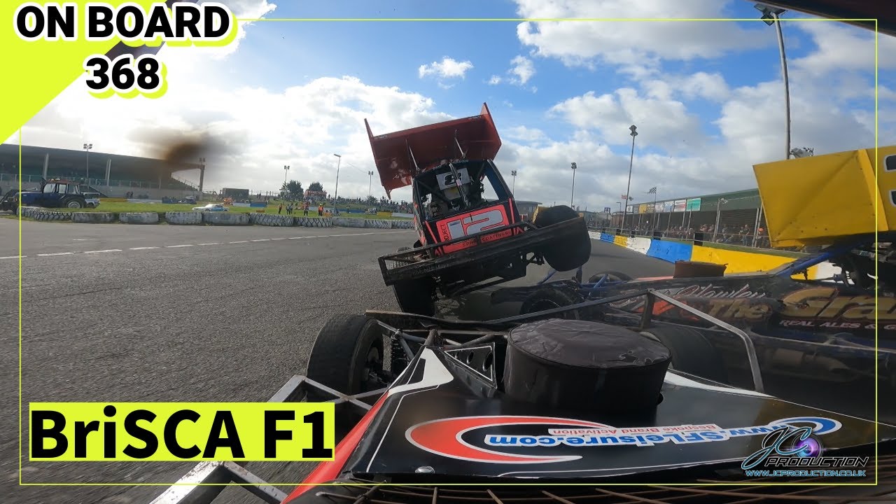 BriSCA F1 on board #368 skegness raceway 5/10/25
