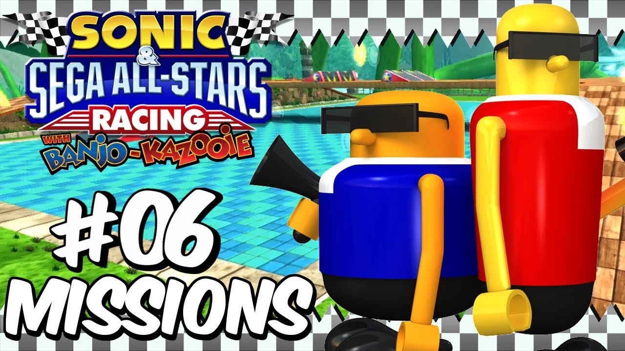 Sonic & Sega All Stars Racing with Banjo Kazooie - Missions Mode - Part 6 (Xbox 360)