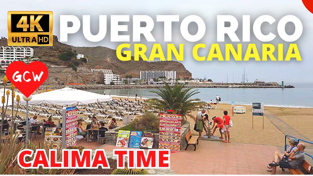 PUERTO RICO Gran Canaria January 15, 2024 🔴Amadores Walk to the Beach