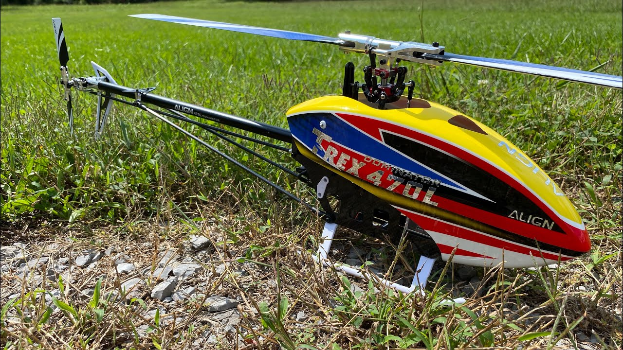 Align Trex 470LM Maiden Flight For Jeff