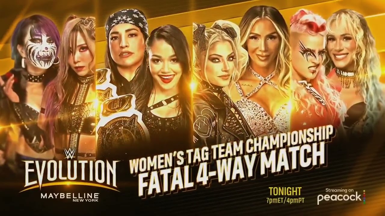 WWE Evolution 2025 Match Card
