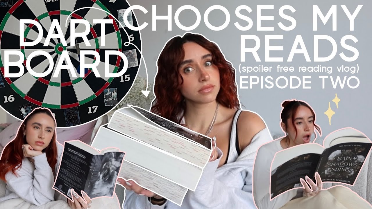 throwing a dart (again) & *reading* where it lands🎯⭐️ep.02 (spoiler free reading vlog)