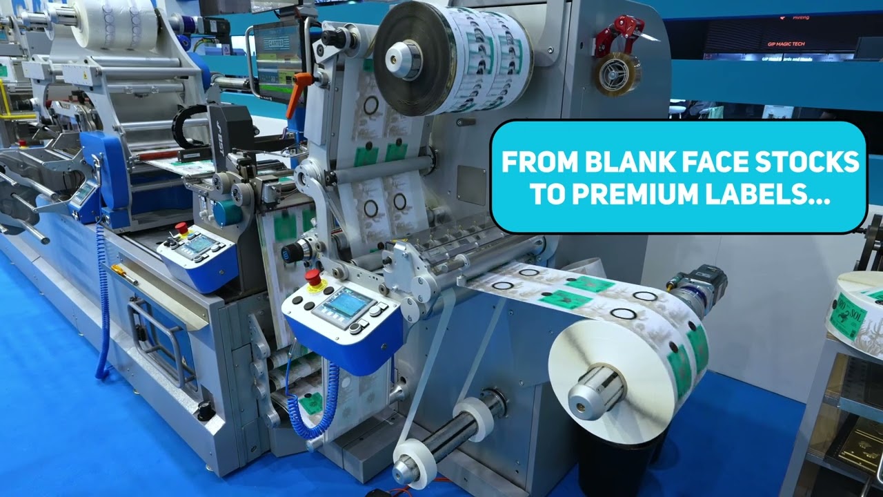 GT368WSSHSJRH: the world's most complete printing, embellishing and converting machine for labels