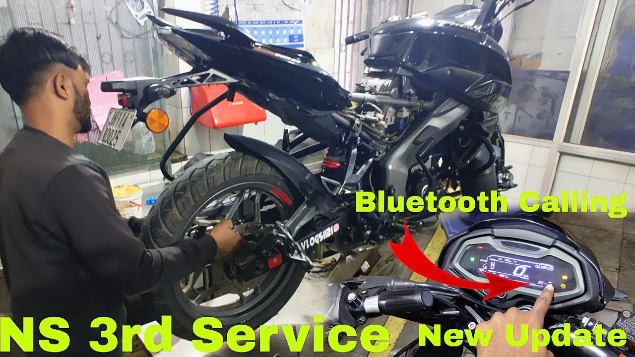 NS 160 NEW MODEL 3rd SERVICE 🏍️ TOTAL COST 💸💸 BLUETOOTH CALLING 📞☎️ NEW UPDATE 🚫⛔ @RVS vlogs 1121