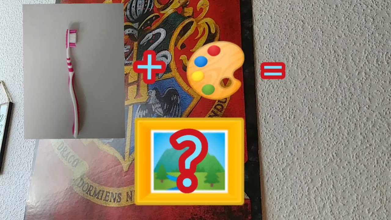 Ich mache Spritztechnik mit einer Zahnb&uuml;rste🎨