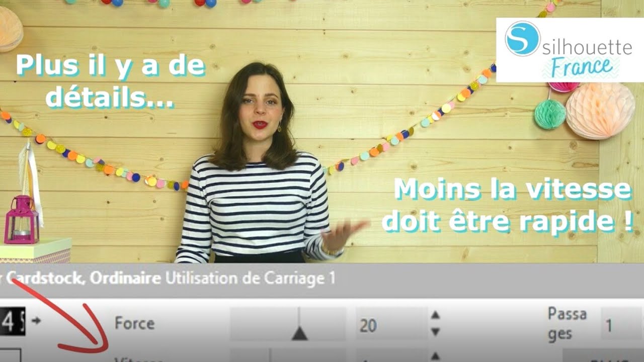 Astuces : Bien régler sa Silhouette PORTRAIT, CAMEO, CURIO !