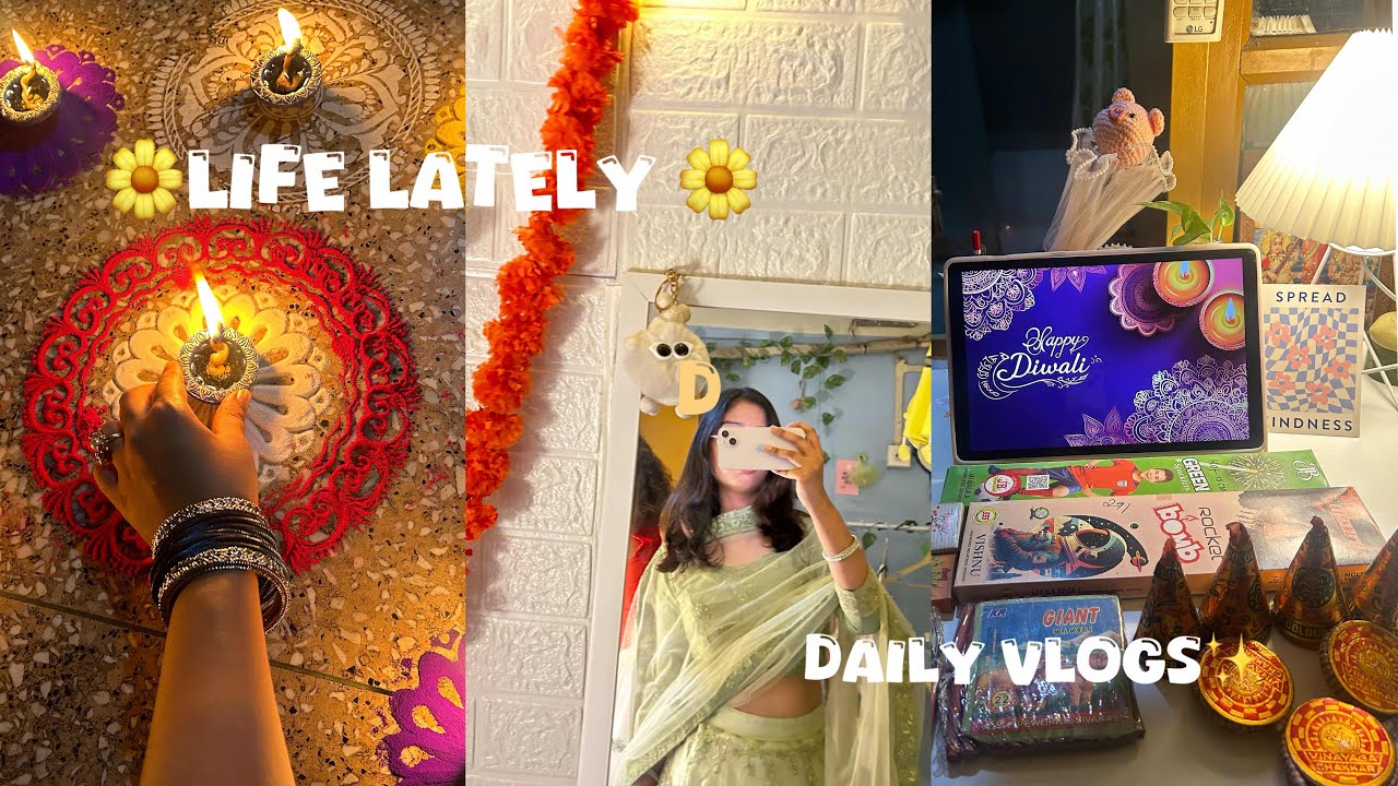 Vlog🌼🫧: Diwali with friends🧨✨moments with my niece💕, scenic views in Guwahati etc..🌌