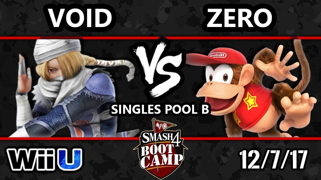 S4BC Smash 4 - CLG.Void (Sheik) vs TSM | Zero (Diddy Kong) - WiiU Pools