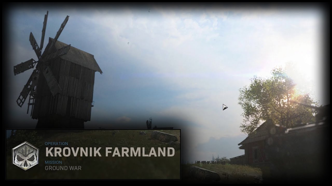 CALL OF DUTY MODERN WARFARE MULTIPLAYER GAMEPLAY GROUND WAR ON KROVNIK FARMLAND (No Commentary)