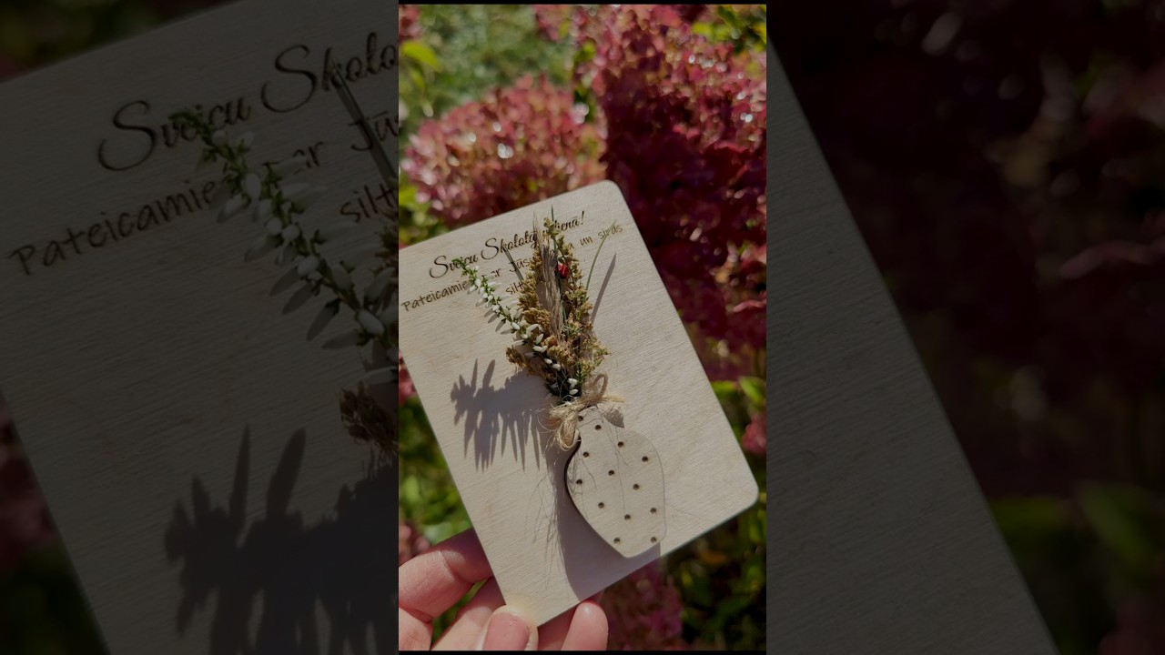 DIY Magnet Gift Card for Teacher's Day 