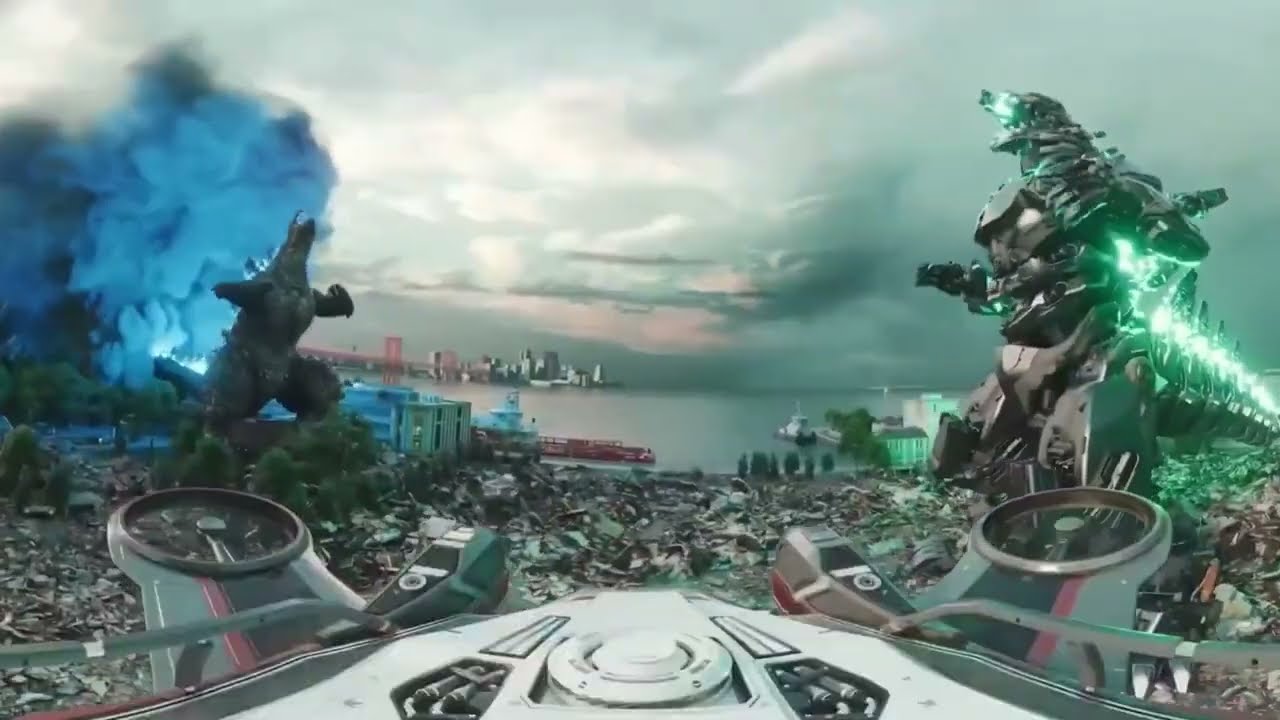Godzilla the ride great clash: Godzilla vs G Breaker with sounds