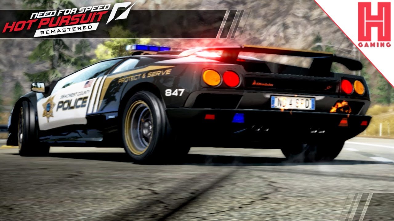 Lamborghini Diablo SV Police Car - Need For Speed Hot Pursuit Remastered