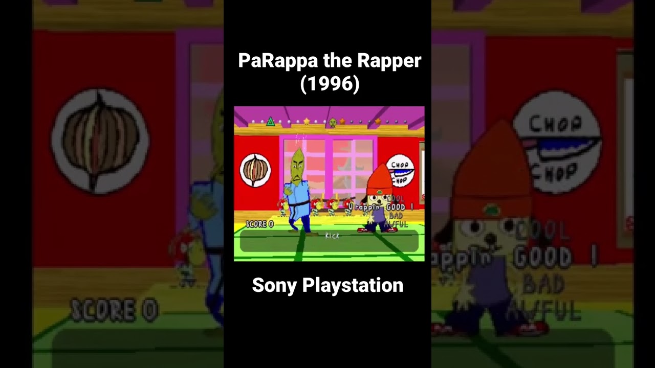 PaRappa the Rapper (1996) #shorts #gaming