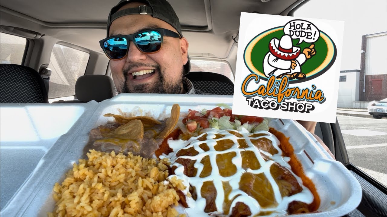 STEAK ENCHILADAS 🇲🇽 Let’s Eat & Chat! 📍Cali Taco Shop in Rhode Island #LocalLove