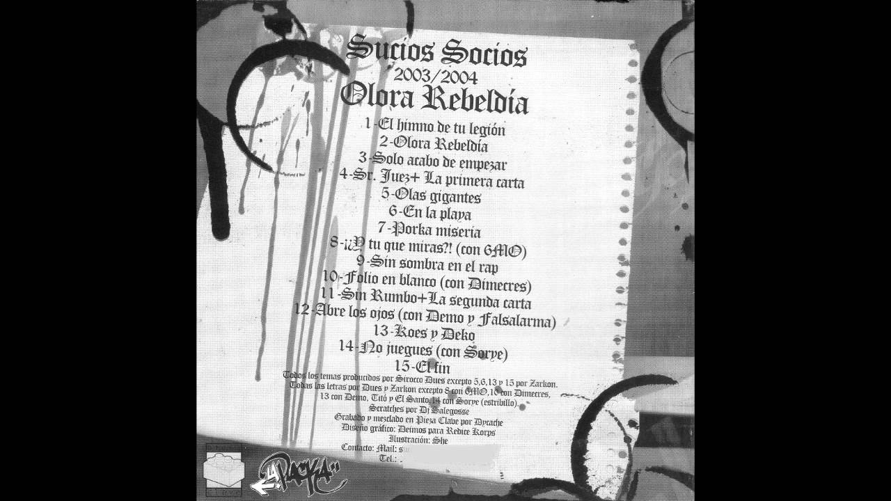 16a -Sucios Socios -11M Track oculto (Con Prome -prod. Siroco Dues) [ D.E.P. PROME ]