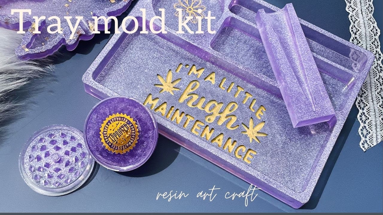 resin rolling tray mold kit