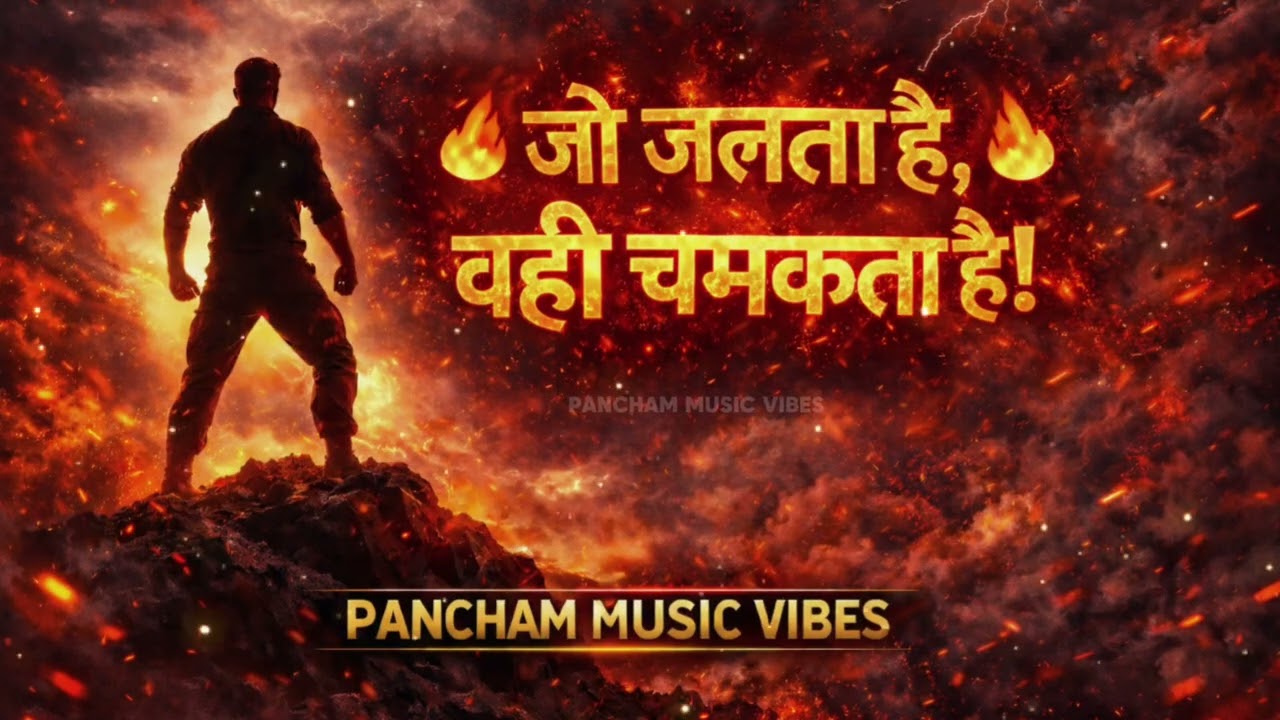 🔥 जो जलता है, वही चमकता है! | Powerful Motivational Song | Pancham Music Vibes 🔥