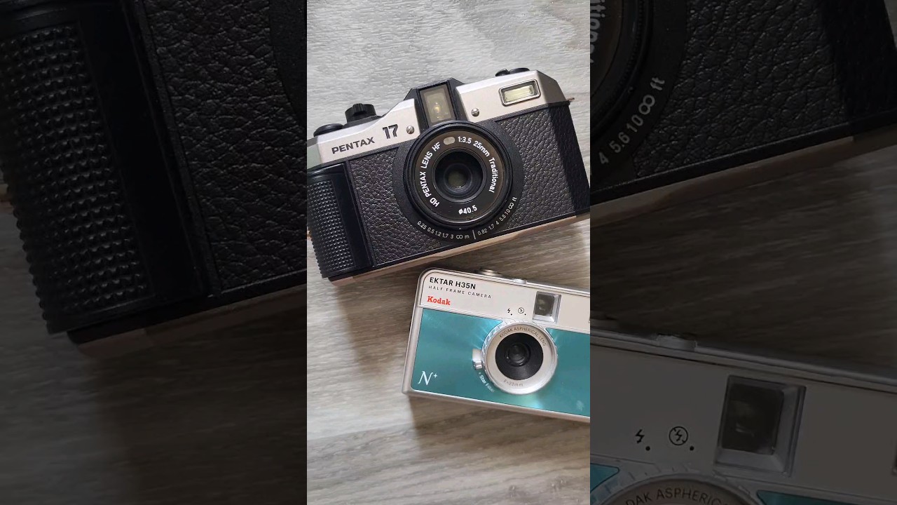 Premium vs Cheap half-frame 35mm film cameras! Pentax 17 vs Kodak Ektar H35N 🎞 Which would you get?