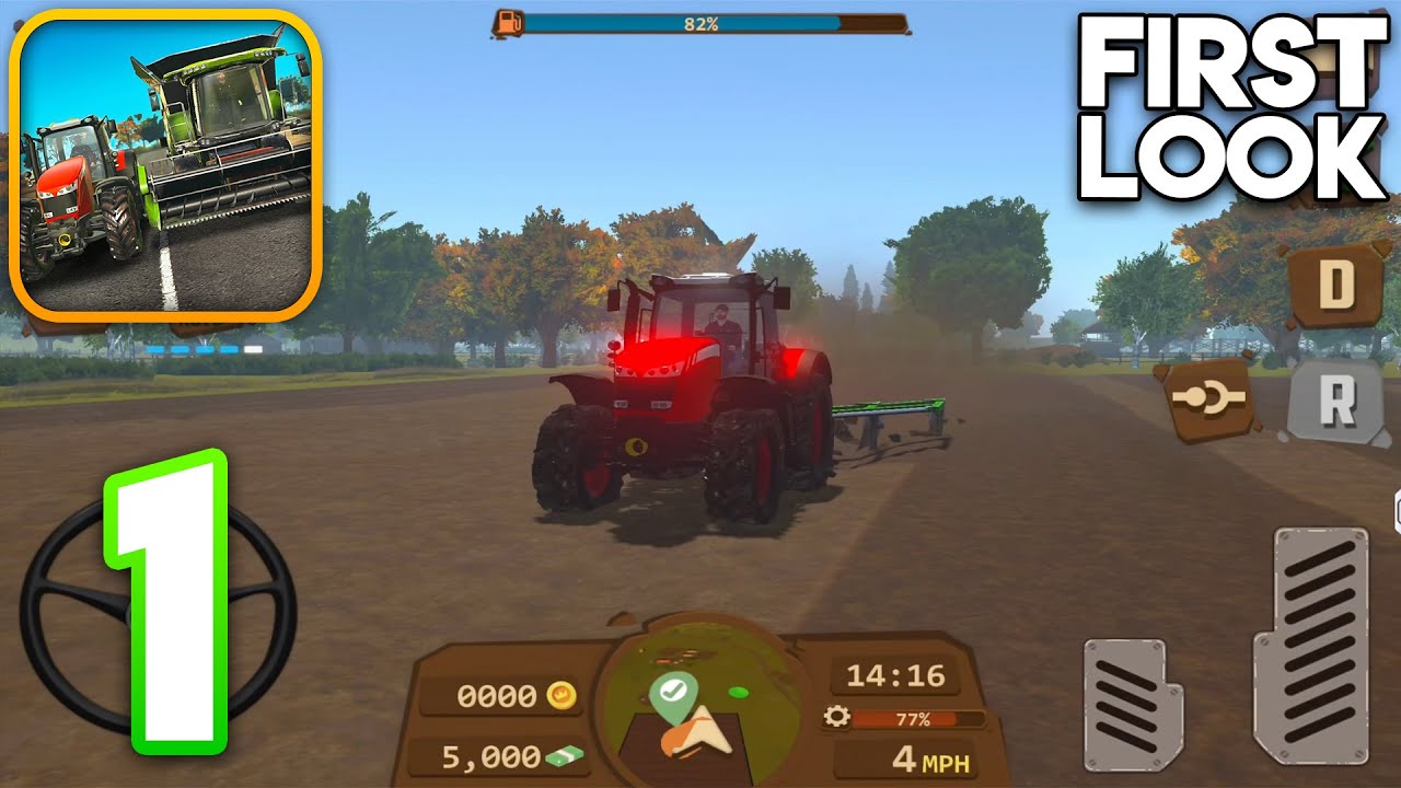 Farm Sim: EVO - Walkthrough Gameplay Part 1 - Tutorial (iOS, Android)