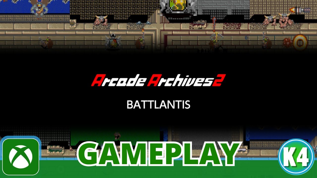 Arcade Archives 2 Battlantis Is Like Fantasy Space Invaders | First Look Xbox Gameplay