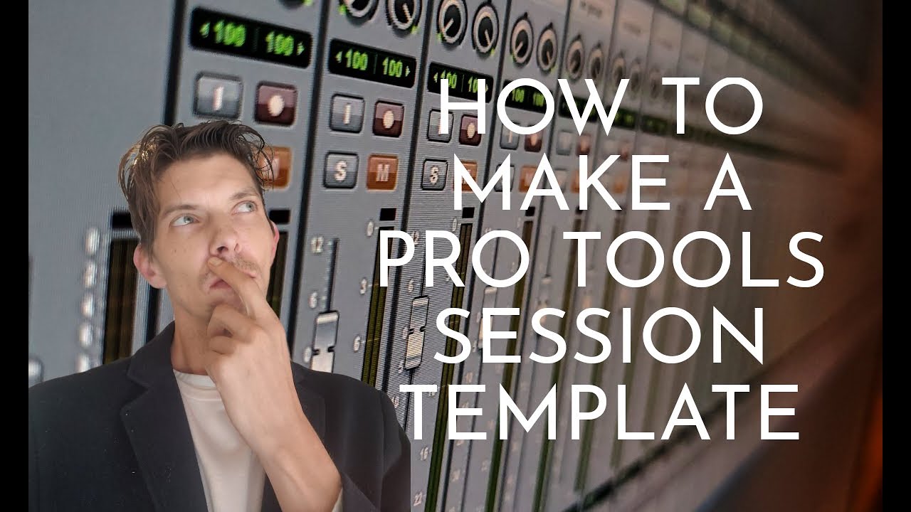 How to make a protools session template #howto #protools #studio #recording #producers #beginners