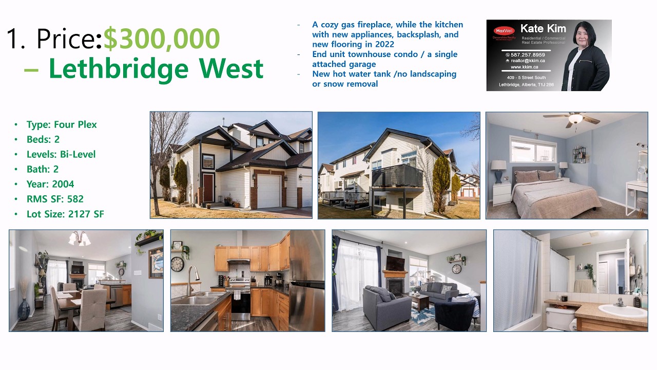 Budget-Friendly Living – $320K or Less in Lethbridge, Alberta - Lethbridge Realtor Kate Kim