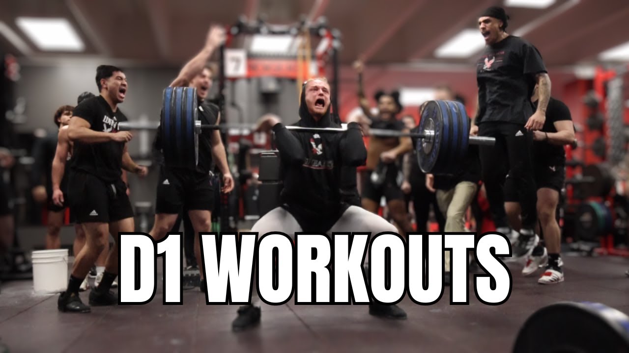 D1 COLLEGE FOOTBALL WORKOUT