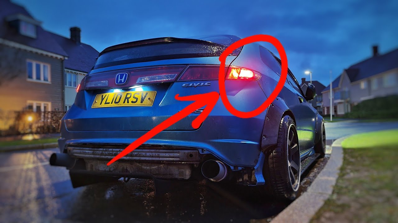 Facelift Eight Gen (MK8) Honda Civic Rear Lights Amber to RED Switchback LED Mod Install
