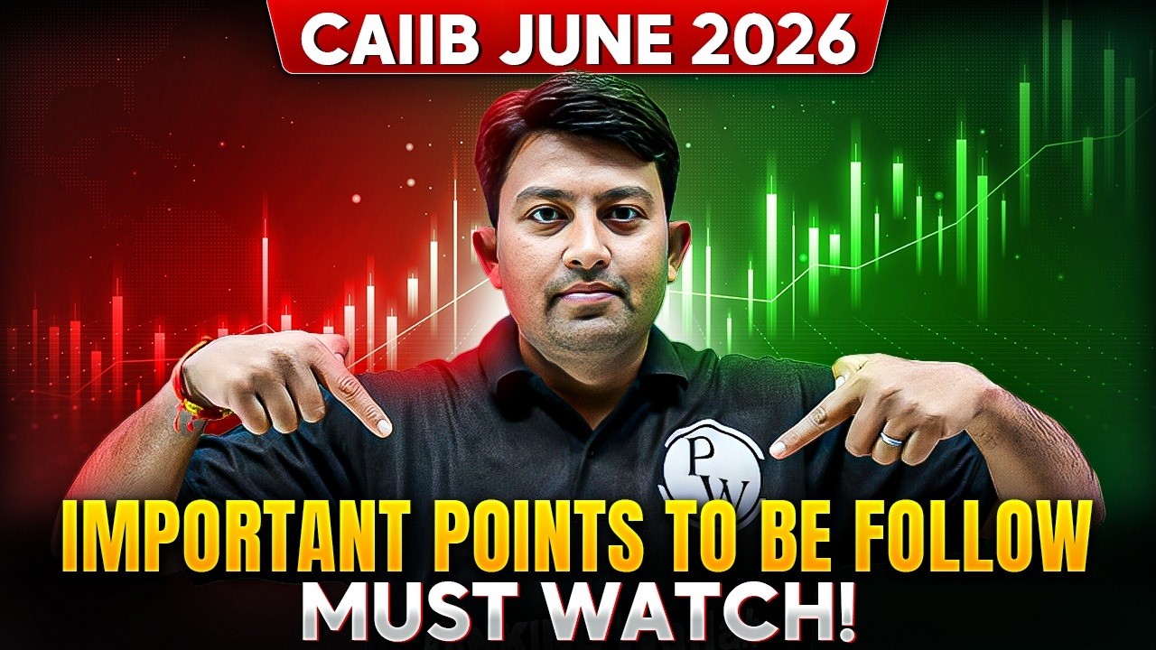 CAIIB Preparation June 2026 | Important Points to be Follow 📝 | Must Watch! by Arvind Sir