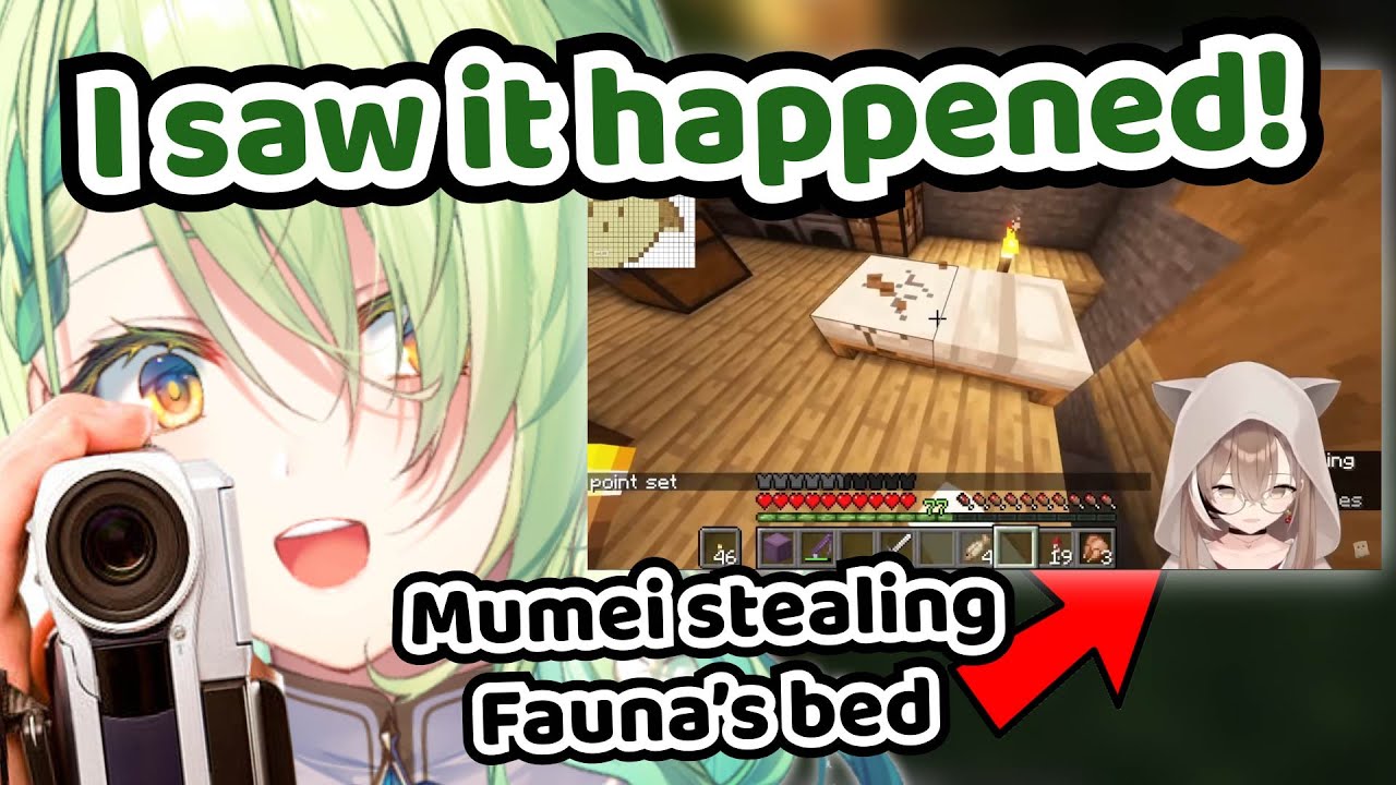 Fauna Caught Mumei in 4K Stealing Her Bed